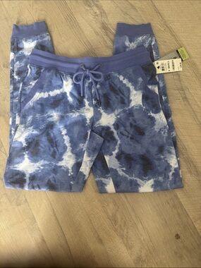 Ideology Blue Tie-Dye Jogger Pants with Drawstring